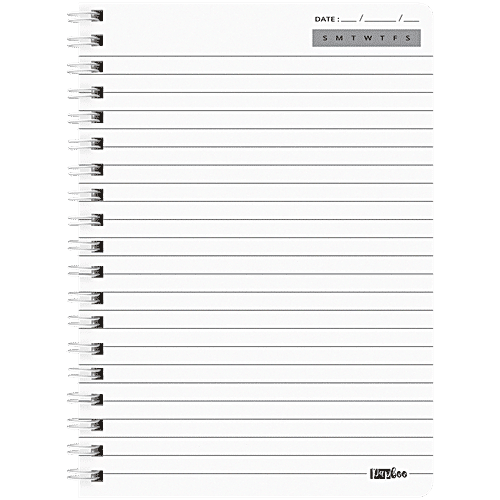 Papboo A5 2025 Hardcover Wiro Diary With Calendar - 80 GSM Paper, Ruled, 188 Pages, Purple, 1 pc  Premium Hardbound Matte Finished, Premium White Wiro, Safety Round Corners