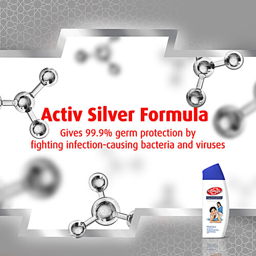 Lifebuoy Body Wash Mild Care Antibacterial Body Wash - With Activ Silver Formula, 300 ml  Gentle Milk Cream Formula with Superior Germ Protection