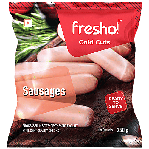 fresho! Chicken Sausage With Chilli Garlic, 250 g  