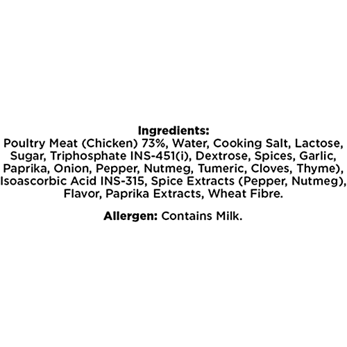 fresho! Chicken Sausage With Chilli Garlic, 250 g  