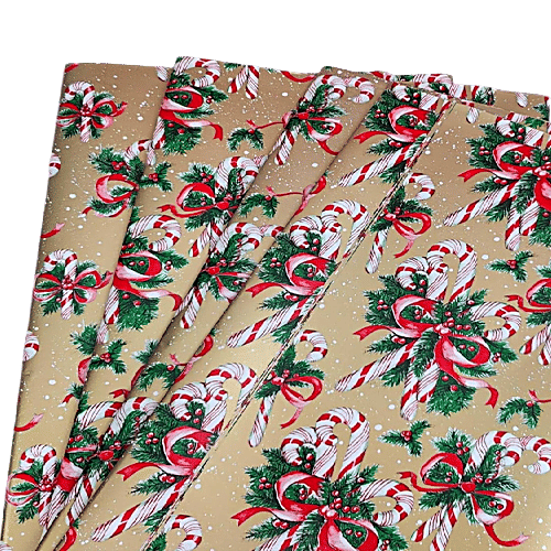 Creative Space Gift Wrapping Paper - Assorted Design, 5 pcs Christmas Theme