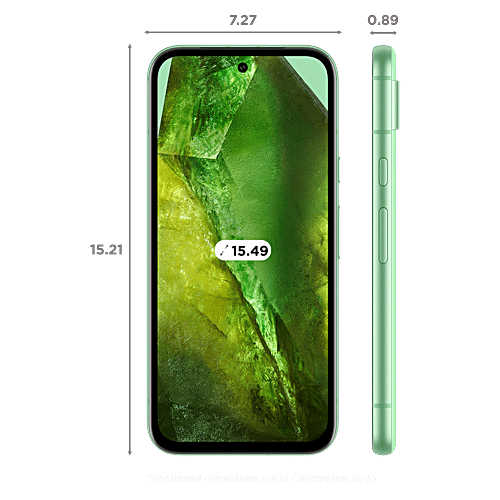 Google Pixel 8A 5G 8GB RAM, 128GB, Aloe - 2024 Model, 1 Unit  