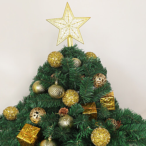 DP Christmas Electroplating Ball Ornaments - Golden & Silver, 26 pcs