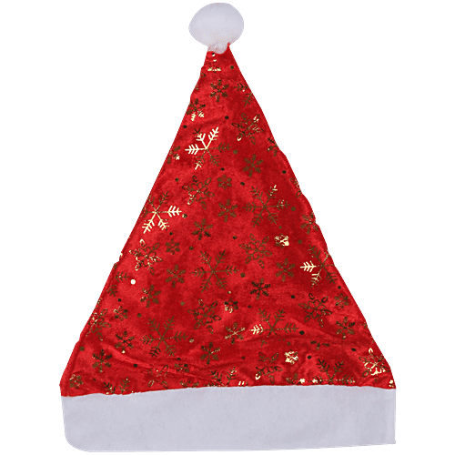 DP Christmas Cap/Santa Claus Cap - For Kids & Adults, 1 pc  