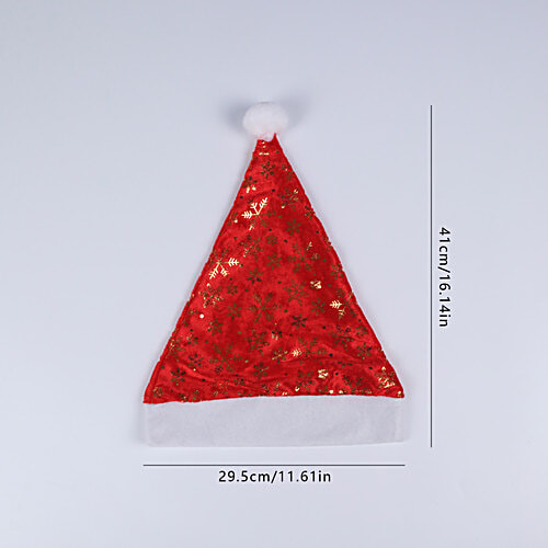 DP Christmas Cap/Santa Claus Cap - For Kids & Adults, 1 pc  