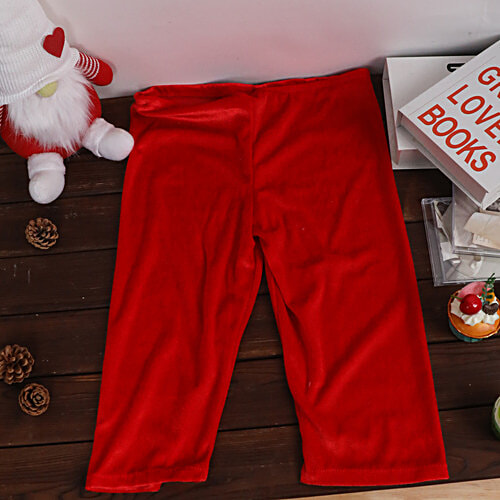 DP Santa Claus Dress Christmas Costume - With Cap, For Kids, 1 Set (3 - 6 Years)