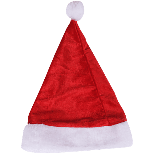 DP Santa Claus Dress Christmas Costume - With Cap, For Kids, 1 Set (3 - 6 Years)