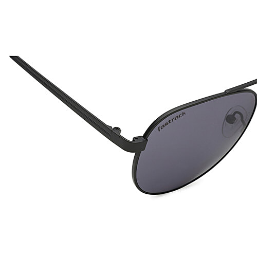 Fastrack Men Aviator Sunglasses With UV Protected Black Lens & Frame, 1 pc  