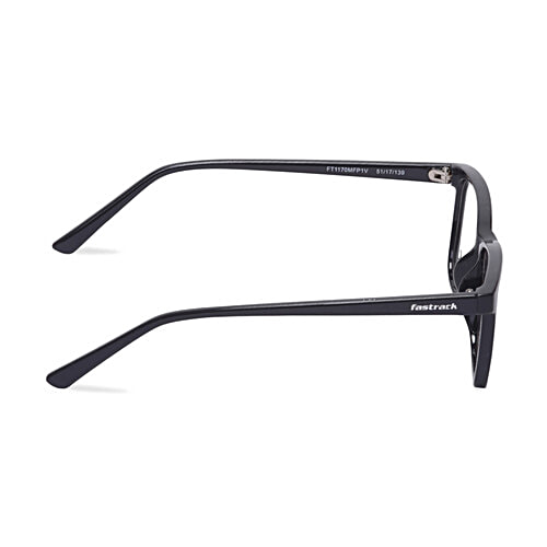 Fastrack Unisex Square Computer Anti-Glare Glasses With Transparent Lens - Black Frame, 1 pc  Anti-Glare Glasses, Blue Lens Technology, Transparent Lens