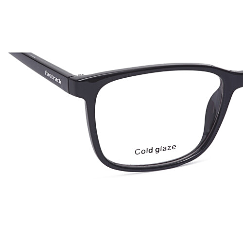 Fastrack Unisex Square Computer Anti-Glare Glasses With Transparent Lens - Black Frame, 1 pc  Anti-Glare Glasses, Blue Lens Technology, Transparent Lens