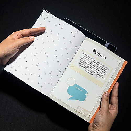 Paperkraft Gift Set A5 Hardbound Metallic Finish Cover Journal 176 Pages + Chopin Lissome Blue Ball Pen, 2 pcs  