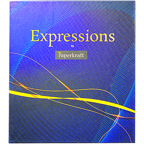 Paperkraft Gift Set A5 Hardbound Textured Cover Journal 176 Pages + Chopin Lissome Blue Ball Pen, 2 pcs  