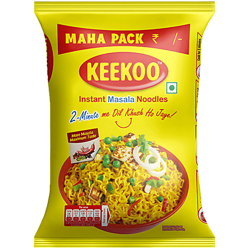 Keekoo Veg Instant Masala Noodles, 56 g  