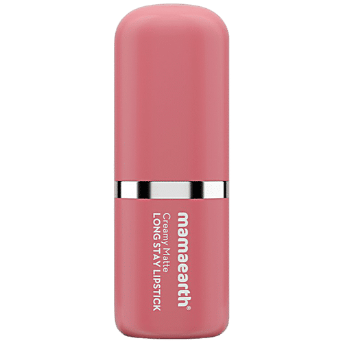 Mamaearth Creamy Matte Long Stay Lipstick, 4.2 g 08 Hibiscus Nude 