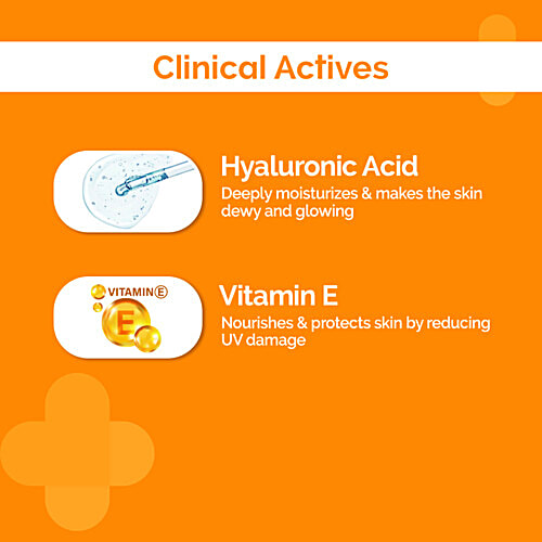 The Derma Co 1% Hyaluronic SPF 50 PA++++ Sunscreen Aqua Gel, 80 g No white-cast, For Broad Spectrum & Blue Light Protection