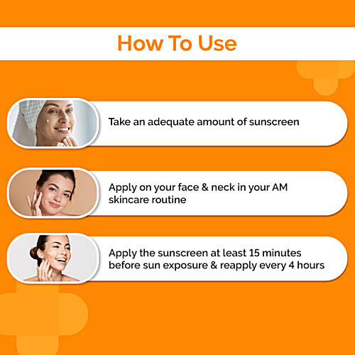 The Derma Co 1% Hyaluronic SPF 50 PA++++ Sunscreen Aqua Gel, 80 g No white-cast, For Broad Spectrum & Blue Light Protection