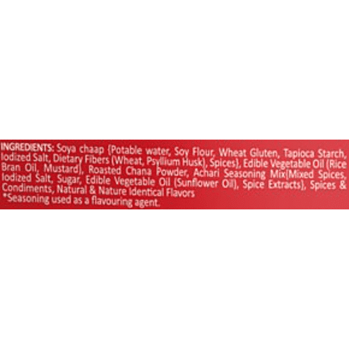 Blue Tribe Foods Achari Soya Chaap - Just Heat & Eat, 250 g  Vegetarian, No Maida, No Preservatives, High Protein