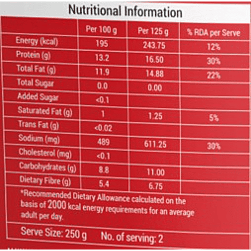Blue Tribe Foods Achari Soya Chaap - Just Heat & Eat, 250 g  Vegetarian, No Maida, No Preservatives, High Protein