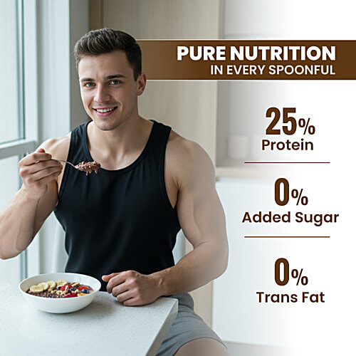 Pintola Chocolate High Protein Oats, 1 kg  No Refined Sugar, Added Whey Protein, 25 g Per 100 g, Sweetened with Organic Jaggery, Gluten Free, High in Fibre