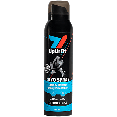 UpUrFit Cryo Spray For Sport & Workout Injury Pain Relief, 150 ml  Anti Oxidant & Anti Inflammation