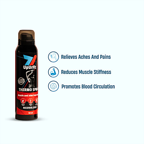 UpUrFit Thermo Spray For Muscle & Joint Pain Relief, 150 ml