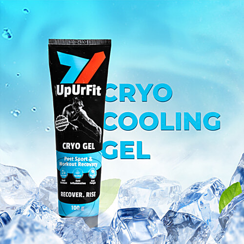 UpUrFit Post Sport & Workout Recovery Cryo Gel, 100 g Anti Oxidant, Anti Inflammation, Anti Fungal