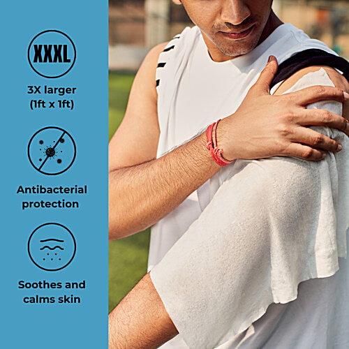 UpUrFit XXXL Body & Face Wipes, 10 pcs Post Sport & Workout Hair Cleansing