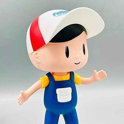 Wembley Musical Toy Battery Operated 360 Degree Rotating Dancing Boy - 5D Light & Sound, 1 pc With Bump & Go Action, For Kids