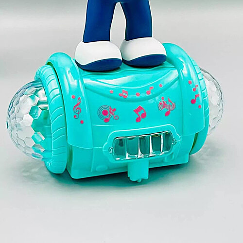 Wembley Musical Toy Battery Operated 360 Degree Rotating Dancing Boy - 5D Light & Sound, 1 pc With Bump & Go Action, For Kids