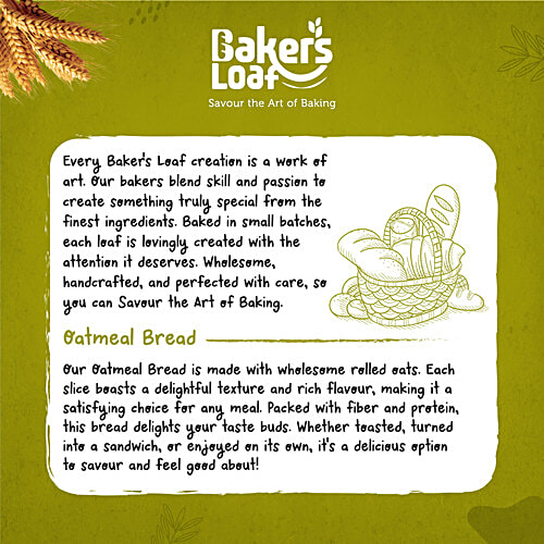 Harvest Gold Baker's Loaf Oatmeal Bread, 350 g