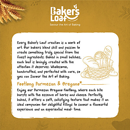 Harvest Gold Baker's Loaf Footlong Parmesan Oregano, 200 g  