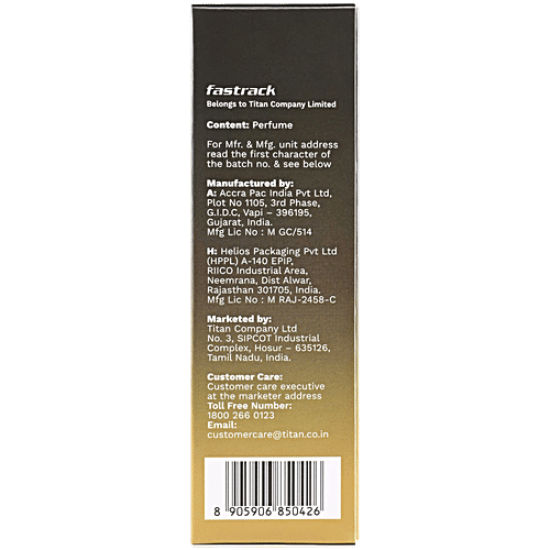 Fastrack Rush Eau De Parfum - For Men, 100 ml  