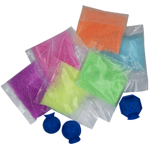 Ekta 3 In 1 Big Creative Box Slime Lab - Magic Bouncy Balls & Active Sand Sea Creatures, 36 pcs