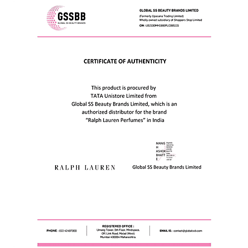 Ralph Lauren Polo Blue Eau De Parfum For Men, 125 ml  