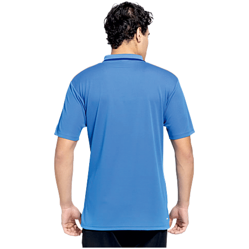 Adidas Cricket Men's ODI Fan Jersey Short Sleeve True Blue For Champions Trophy, 1 pc (Size - M) 