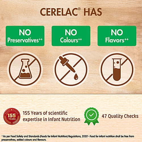 Nestle Cerelac 5 Grains & Fruits Baby Cereal - No Refined Sugar, 18-24 Months, 300 g Bag-In-Box