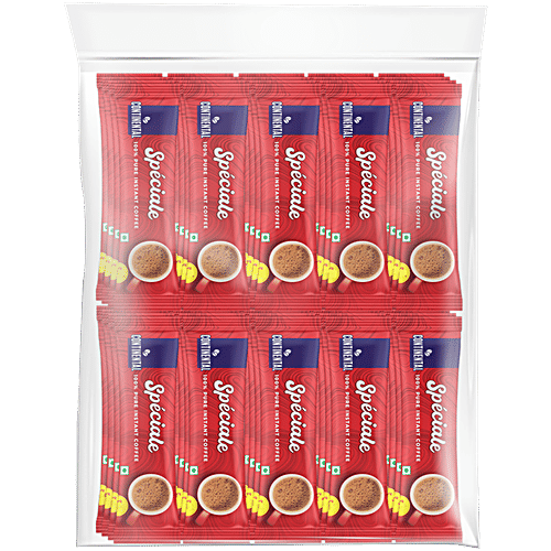 Continental Speciale Instant Coffee Powder, 52.8 g (48 Sachets x 1.1 g)