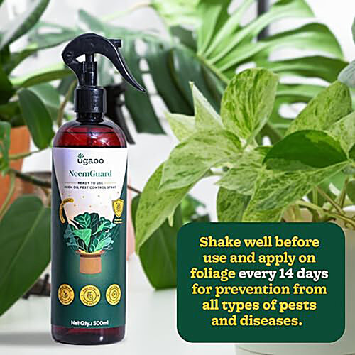 Ugaoo Neem Guard Ready To Use Neem Oil Pest Control Spray, 500 ml