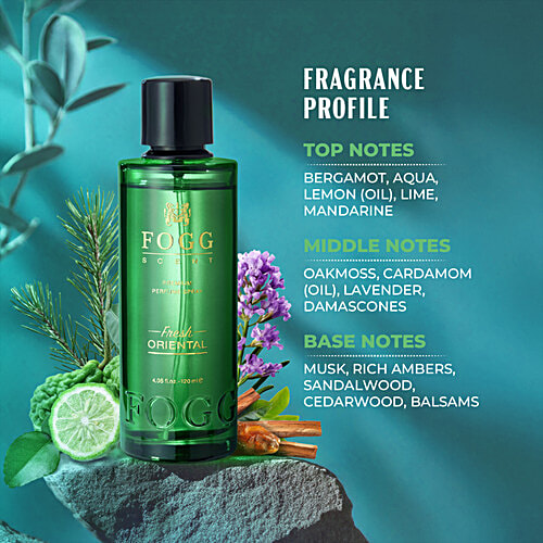 Fogg  Scent Fresh Oriental Premium Perfume Spray, 120 ml  