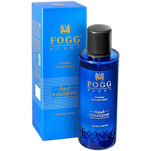 Fogg  Scent Fresh Fougere Premium Perfume Spray, 120 ml  