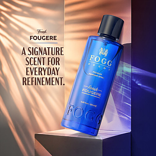 Fogg  Scent Fresh Fougere Premium Perfume Spray, 120 ml  