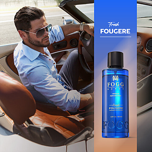 Fogg  Scent Fresh Fougere Premium Perfume Spray, 120 ml  