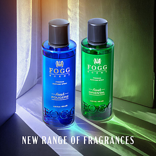 Fogg  Scent Fresh Fougere Premium Perfume Spray, 120 ml  