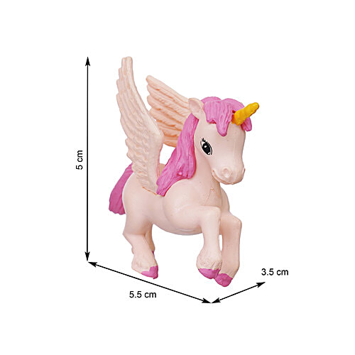 eCraftIndia Miniature Unicorn Horse Statues Showpiece, 2 pcs  Animal Figurines