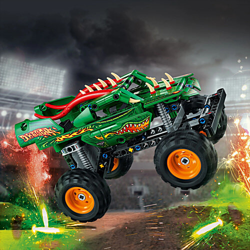 LEGO Technic Monster Jam Dragon Building Toy Set - 42149, 217 Pieces, Pack of 1  