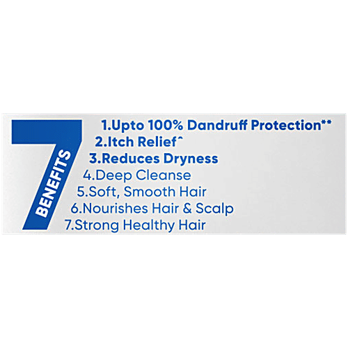 Head & Shoulders 7 In 1 Anti-Dandruff Shampoo, 1 L  Fights Unhealthy Hair & Scalp, Up To 100% Dandruff Protection, Reduces Dryness, Soft & Smooth Hair, Deep Cleanse