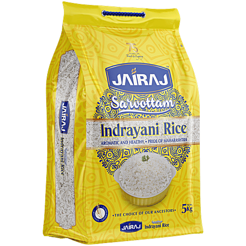 Jairaj Sarvotam Indrayani Rice, 5 kg  