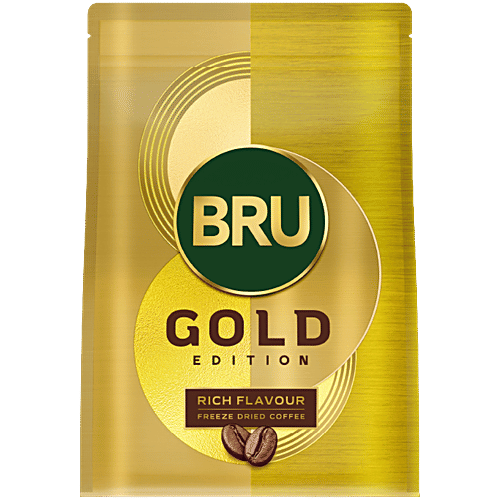 BRU Gold Edition Freeze Dried Coffee, 200 g