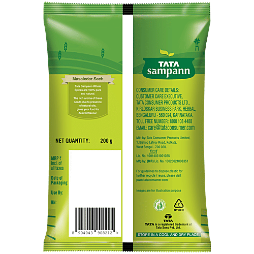 Tata Sampann Fennel Seed/Saunf With Natural Oils, 200 g With Natural Oils, Rich Aroma