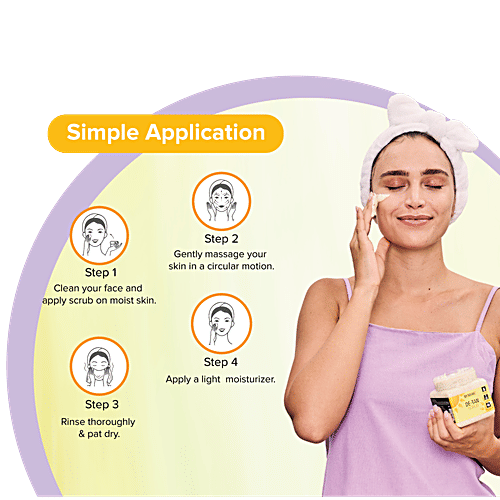 Dr.Rashel De-Tan Scrub For Face & Body - Natural Extract, 380 ml Paraben & Sulphate Free, Dermatologically Tested,